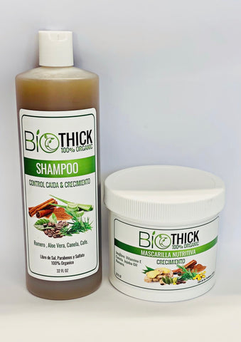 Shampoo Control Caida & Mascarilla Nutritiva 32oz